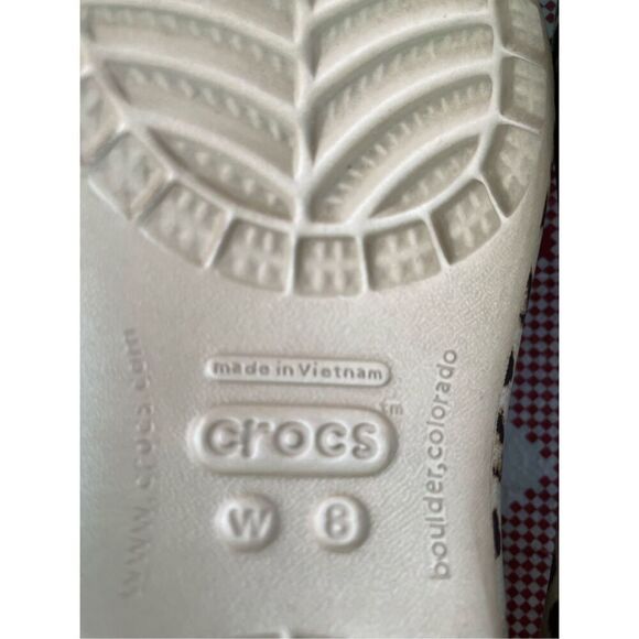 CROCS LAURA GRAPHIC FLAT ballet cheetah print - Picture 9 of 9